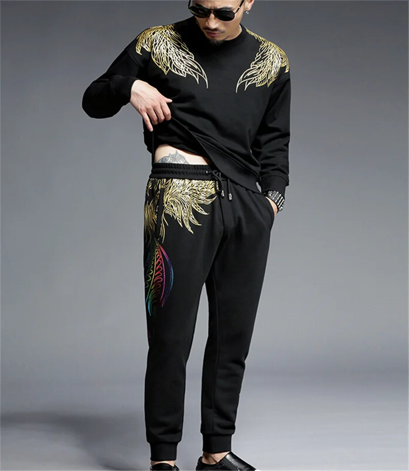 

Tracksuit Autumn Spring Sporting Suit Sweatshirt 2 Pieces Sets