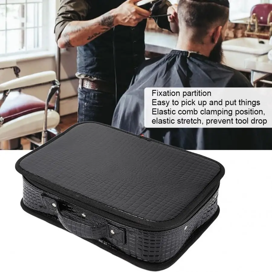 Портативный парикмахерский инструмент сумка для хранения Ножницы гребень зажим