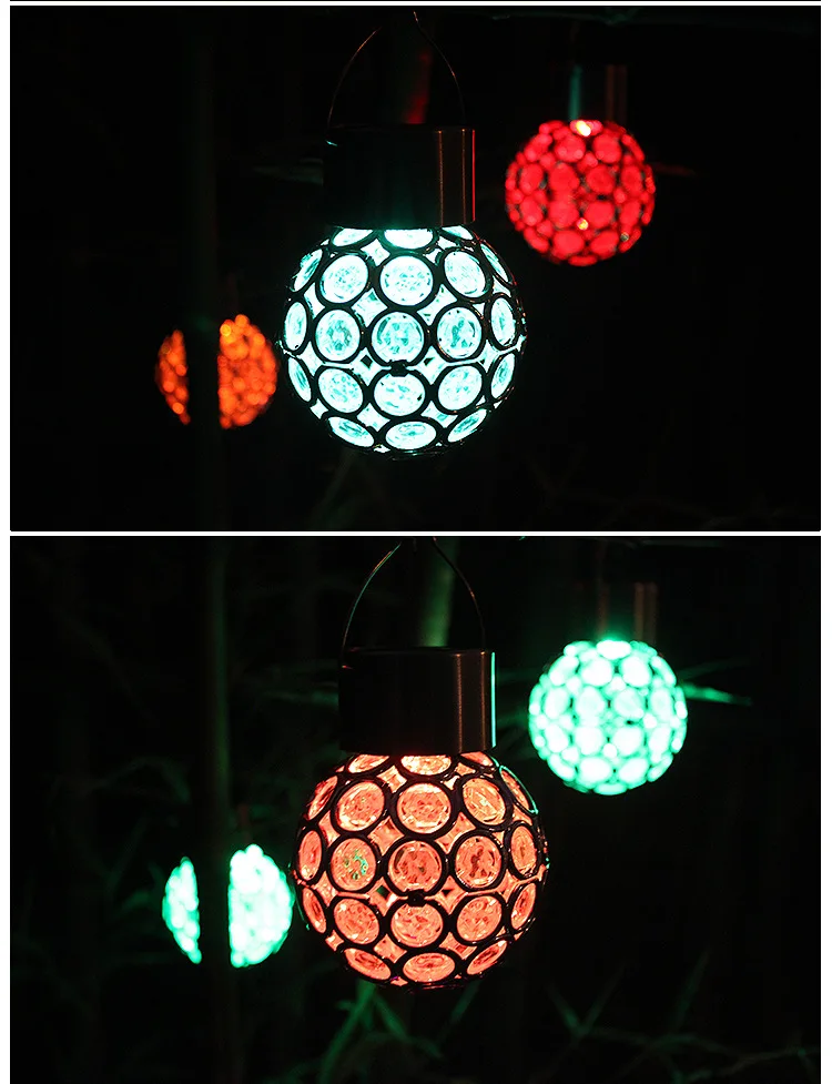 Подвесная лампа на солнечных батареях открытый водонепроницаемый светодиодный