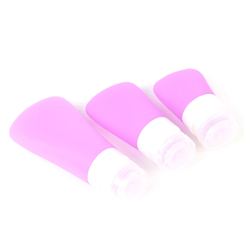 

Cute Portable Silicone Refillable Bottle Gel Empty Shampoo Bottle With Sucker For Traveler 38ML/60ML/90ML