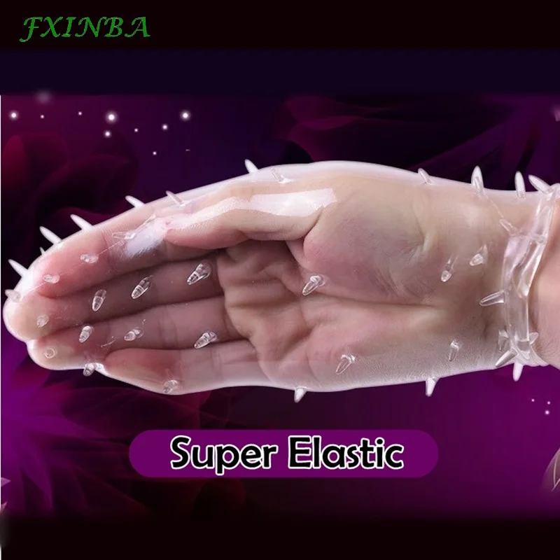 Расширитель для пениса FXINBA многоразовый презерватив с шипами увеличения мужской