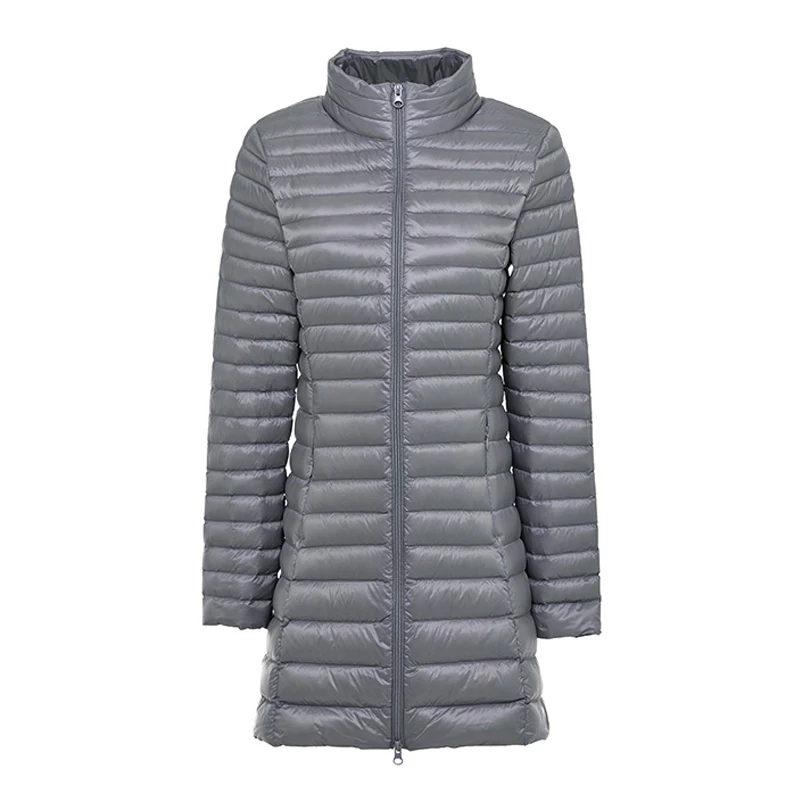 Женское зимнее пальто с воротником-стойкой ульсветильник Кая длинная куртка на