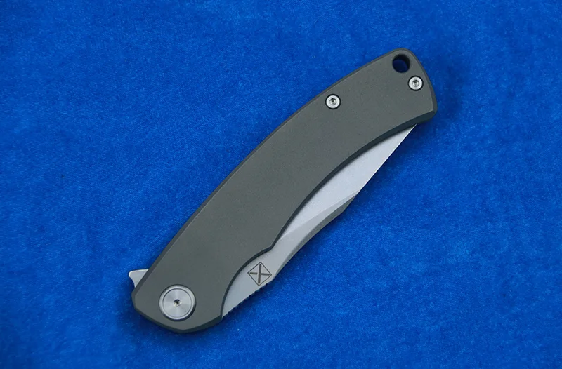 

new YX650 Flipper Folding Knife Titanium Alloy Handle D2 Blade Ceramic Bearing Hunting Camping EDC Survival Tool