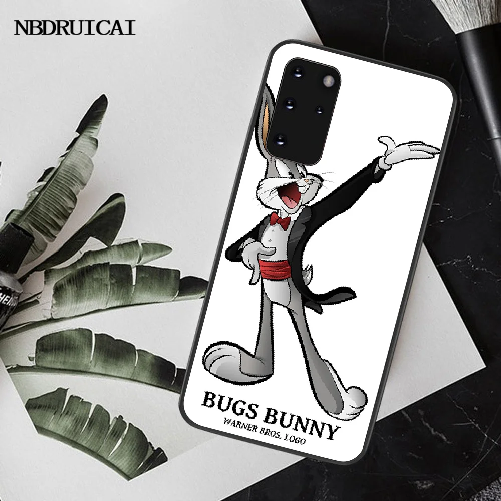 NBDRUICAI Багз Банни TweetyBird утки веселые мелодии чехол для телефона Samsung S20 plus Ultra S6 S7