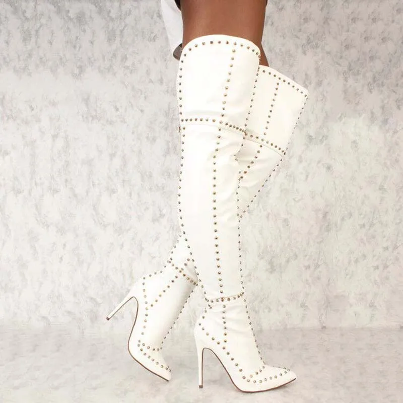 Замшевые Сапоги выше колена с леопардовым принтом новые женские сапоги до бедра