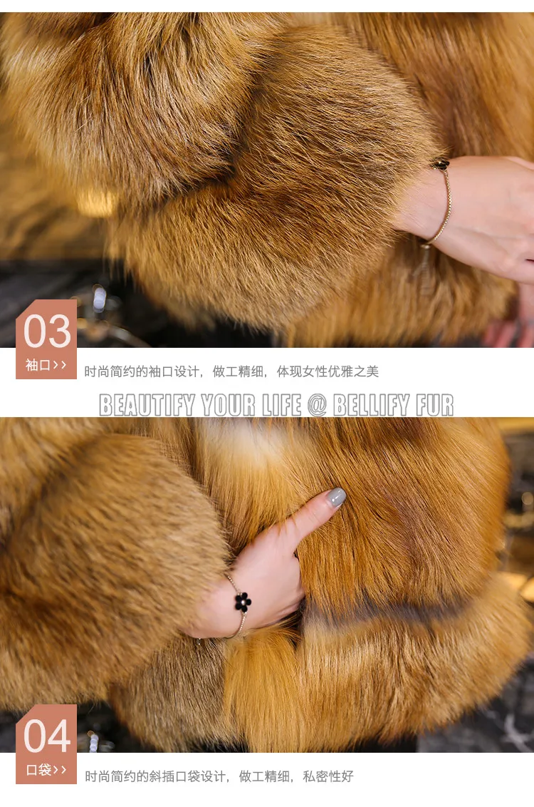 Роскошные куртки и пальто из натурального Лисьего меха для дам Короткая верхняя