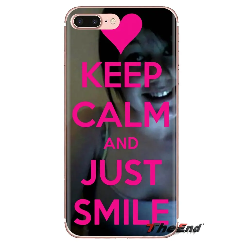 Для Samsung Galaxy J1 J2 J3 J4 J5 J6 J7 J8 плюс 2018 Prime 2015 2016 2017 с надписью Keep calm and просто улыбка на