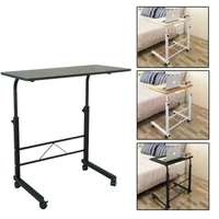 rolling height angle adjustable laptop sofa desk overbed food tray table stand