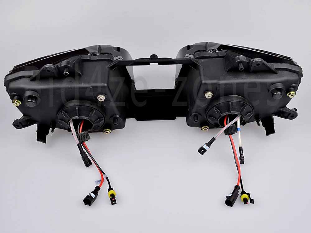 Мотоцикл R6 2006 2007 изготовленный на заказ HID проектор фара в сборе с голубыми