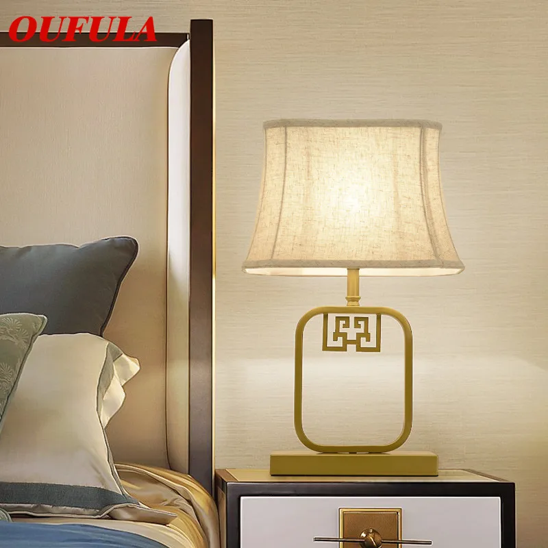 

Настольная лампа BROTHER, современный офисный креативный декоративный светильник из ткани для фойе, гостиной, кровати, гостиницы