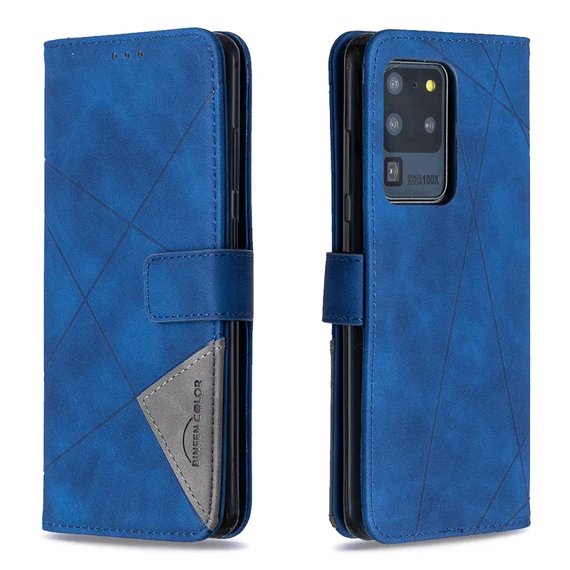 

New For Samsung Galaxy S20 Ultra Luxury Leather Phone Case na For Samsung S 20 FE S10 Lite S9 Plus S10e 5G Wallet Flip Cover Coq