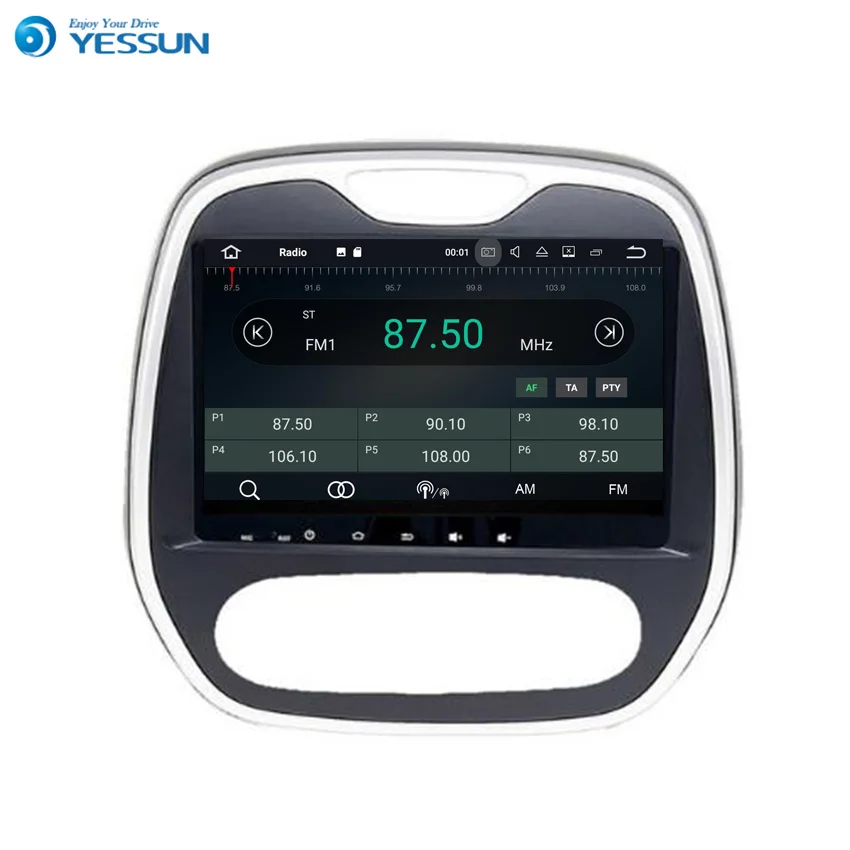 Мультимедийная система Yessun для Renault Captur 2011 ~ 2016 Android 6 0 стерео GPS навигация аудио и