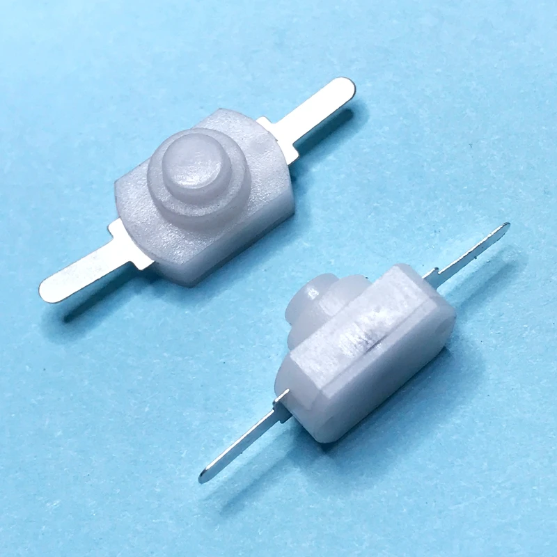 10PCS 12*8MM DC 30V 1A White On Off Mini Push Button Switch for Electric Torch 1208YD Trumpet Flashlight Switches HOT 12*8*5 |