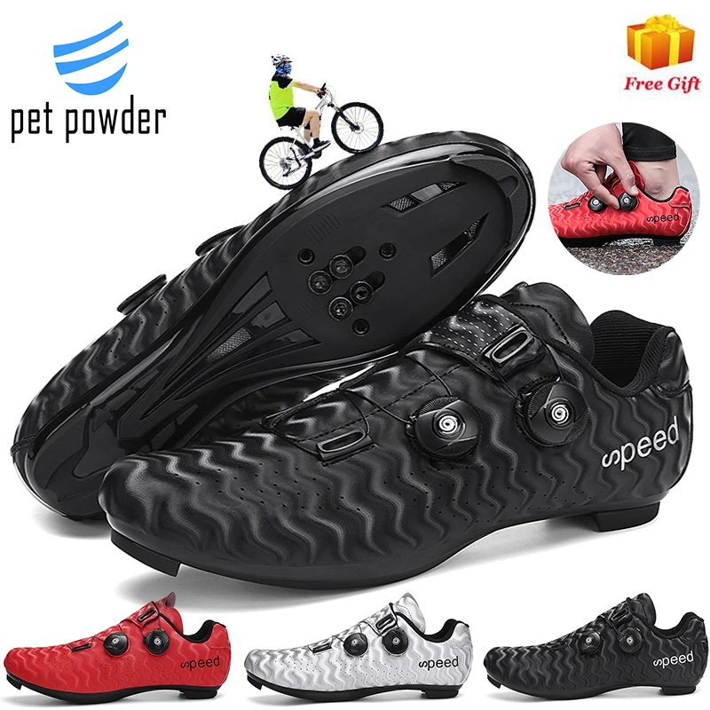 

Hot Selling Professional Mountain Bike Shoes Road Racing Sports Shoes Men's Non-Slip Women's Off-Road Bike Shoes Size 37-48#