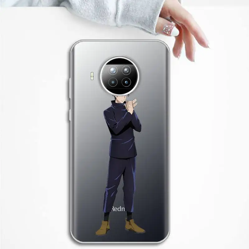 

Jujutsu Kaisen Anime quality Phone Case Transparent for Xiaomi mi Redmi note 10 t 8 9 pro lite 11 Samsung S 8 9 10 20 plus ultra