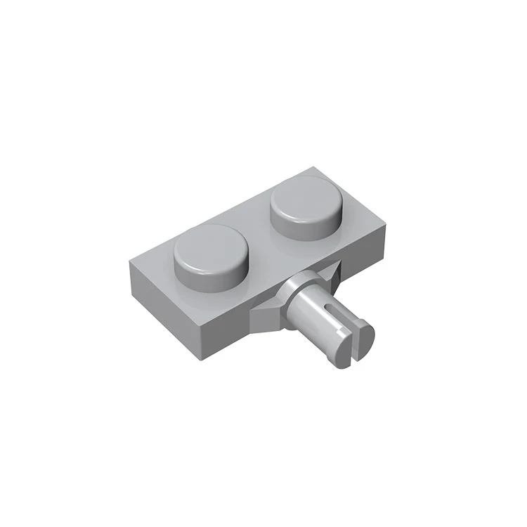 

Детали MOC для кирпича, 10 шт., Модифицированная пластина 21445, 1x2, с держателем колеса, совместим со строительными блоками, частицы, «сделай сам»,...