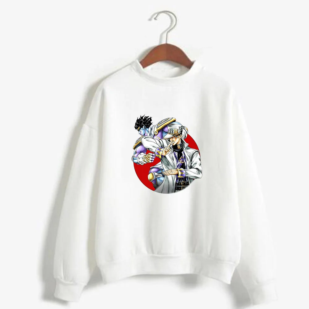 

Толстовка с длинным рукавом в стиле аниме «невероятные приключения Джоджо», Свободный Топ унисекс