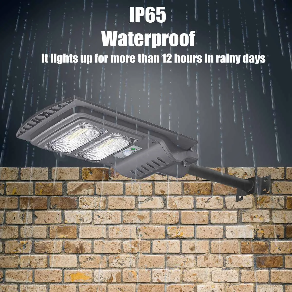 

120/240/360W 150/300/450LEDs Wall Street Light Solar Panel Outdoor Garden Lamp with High-brightness 3030 LED lamp beads