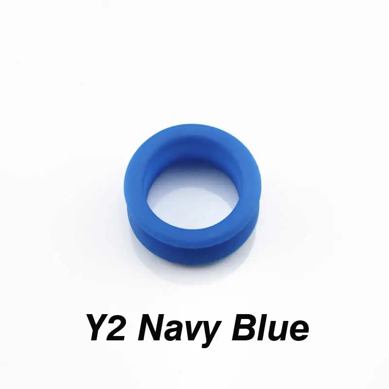 Цветной силикон кольцо на палец - Цвет: Y2-2PC