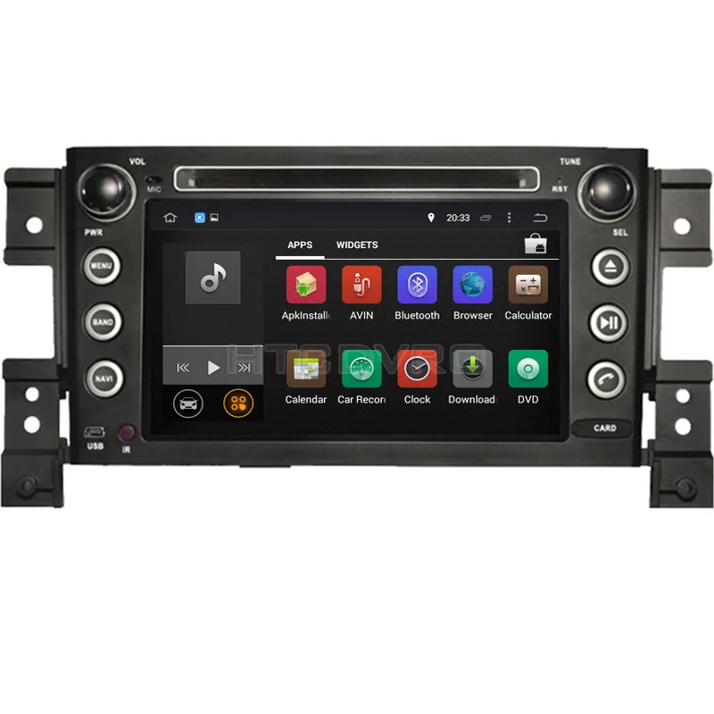 YMODVHT 7 дюймов 4G Восьмиядерный Android 9 0 1 автомобильный dvd плеер для Suzuki Grand Vitara 2005 2014GPS