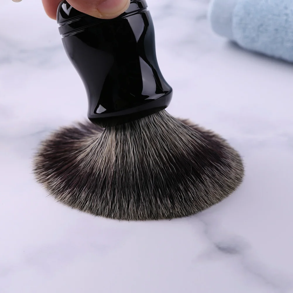 Мужская щетка для бритья лица чистки бороды с деревянной ручкой Усы