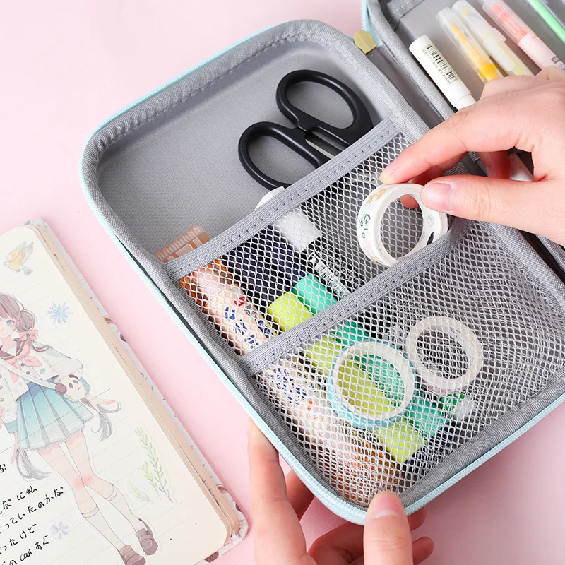 Пенал Kawaii многофункциональный большой вместимости чехол для ручек мальчиков и