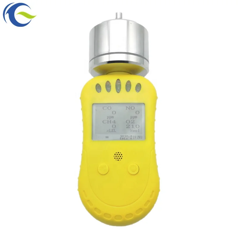 

CE ATEX Portable multi gas detector with pump CH4 CO H2S O2 gas meters