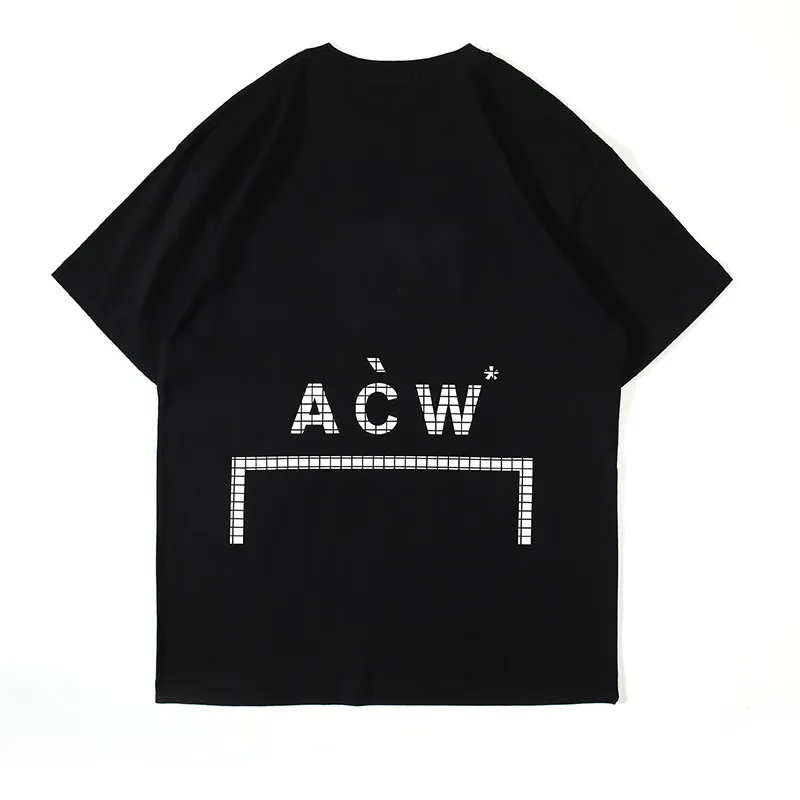

Reflective A-COLD-WALL* T shirt Loose Retro ACW Tops Men Women A-COLD-WALL Short Sleeve