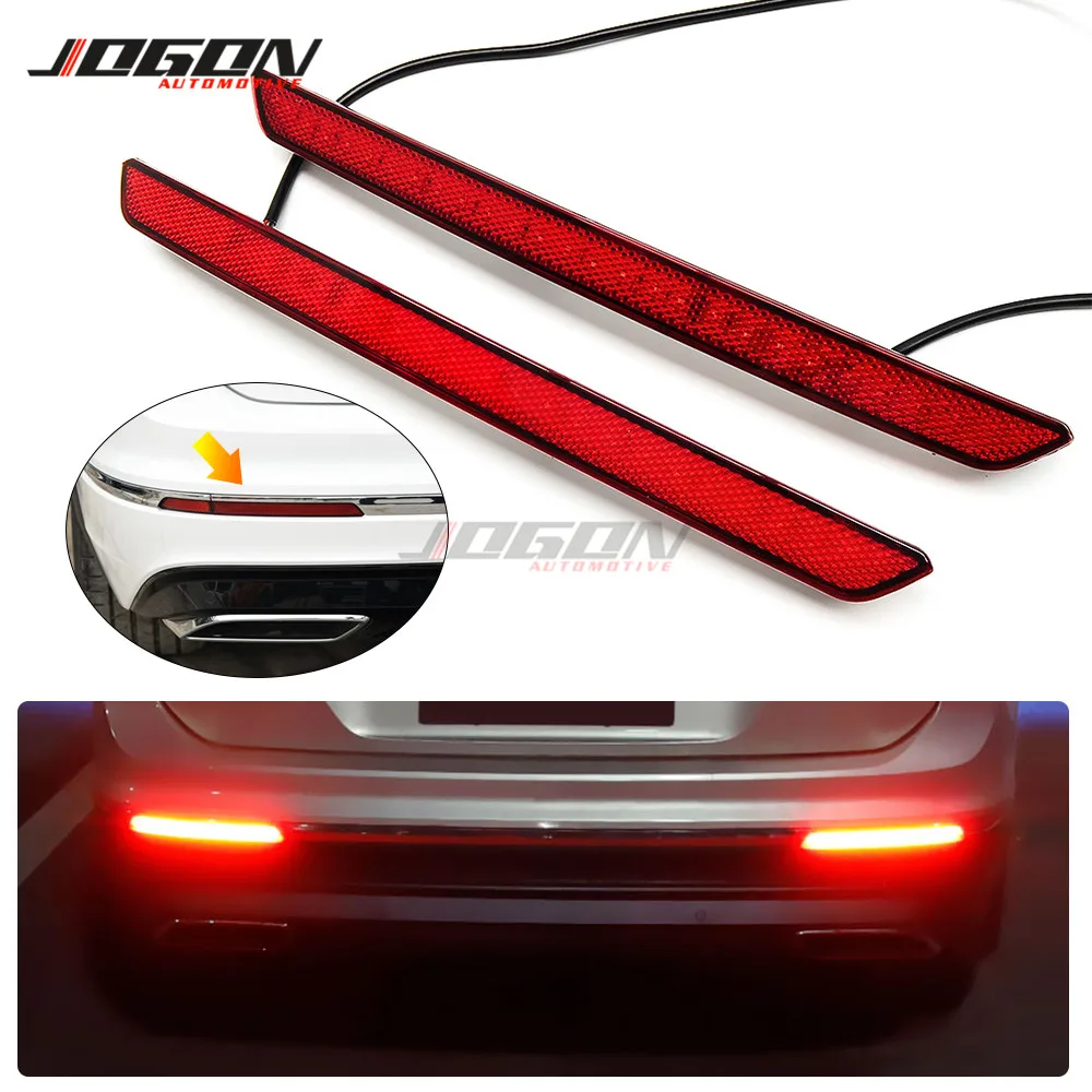 

LED Dynamic Turn Signal Light Tail Rear Bumper Reflector Fog Brake Lamp For VW Volkswagen Tiguan 2 II MK2 AD/BW 2017 - 2020