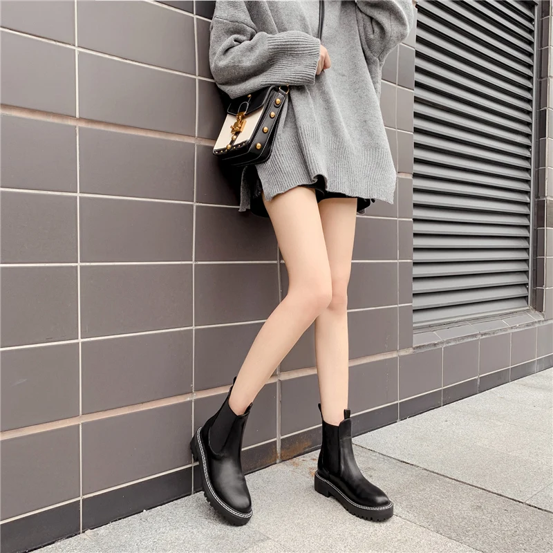 2019 роскошные женские ботильоны черные глянцевые ботинки классические на плоской