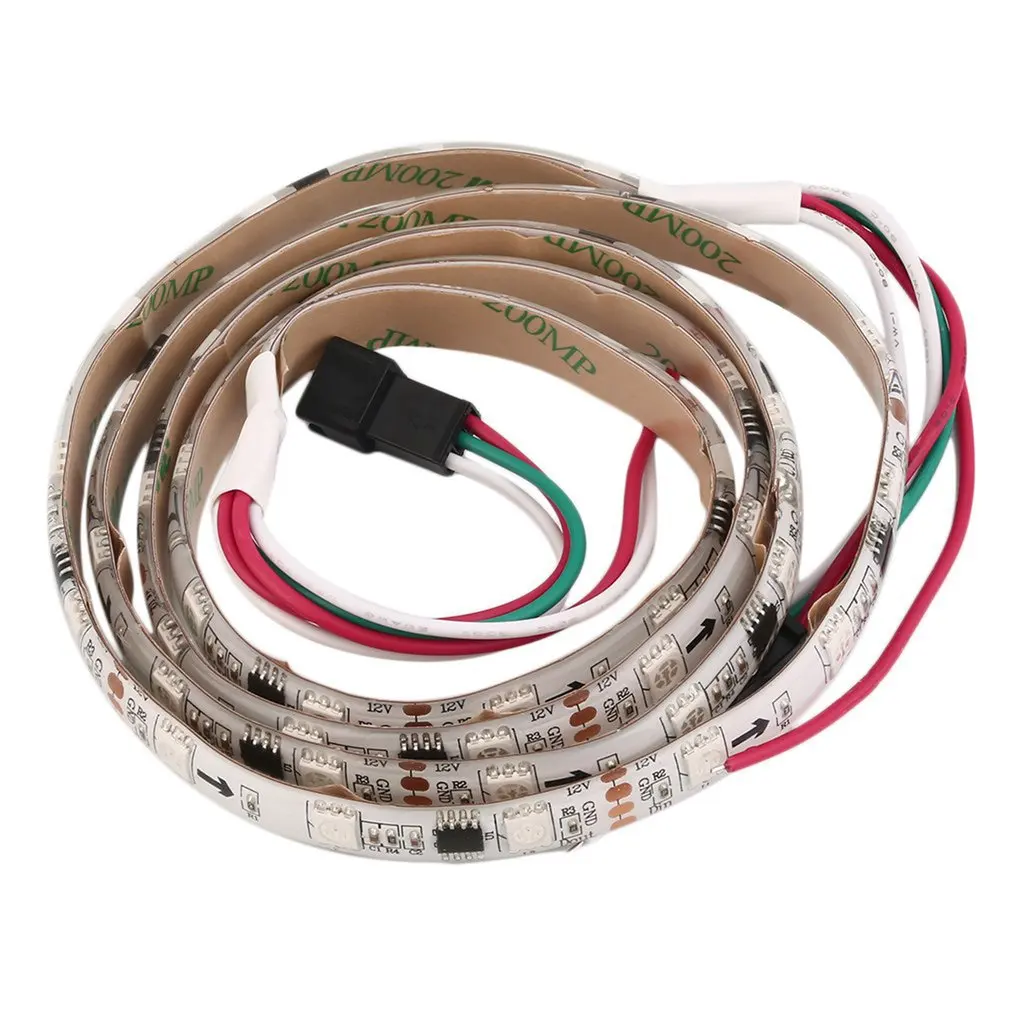 

ICOCO WS2811 12V 48LED/M RGB LED Strip Light Home Pro Epoxy Strip Light DIY Household Lights Decoration Tool