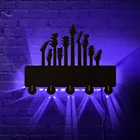 Декоративная стойка-органайзер для ключей с 5 крючками для акустической и электрической гитары