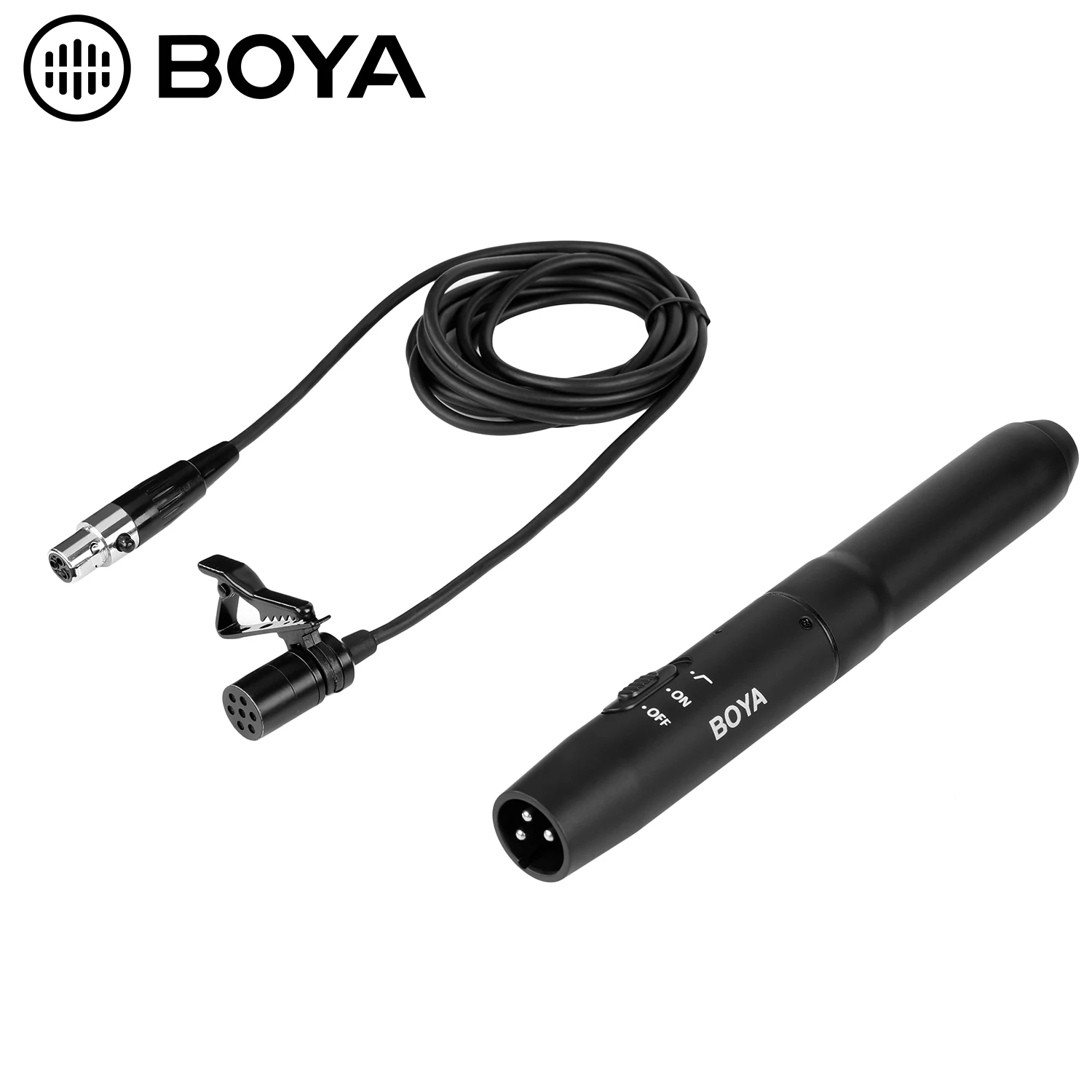 Конденсаторный петличный микрофон BOYA BY-M11C/M11OD для интервью кинотеатра