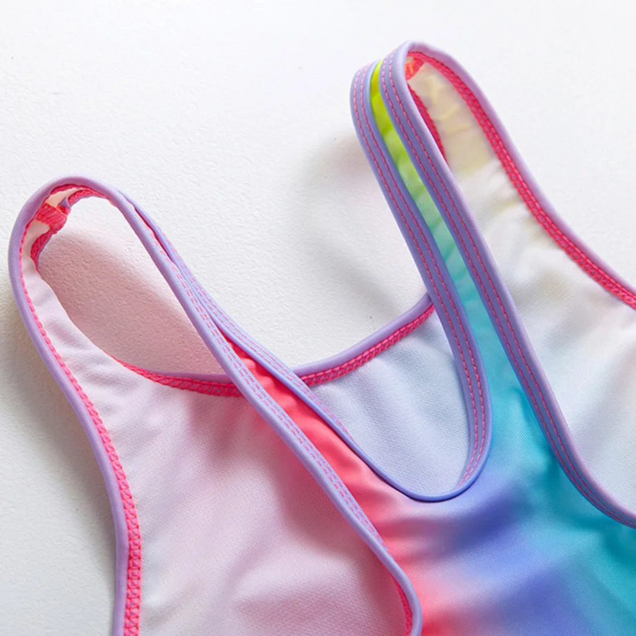 Женский слитный купальник Радужный Купальник для девочек-подростков 2019 | Спорт и