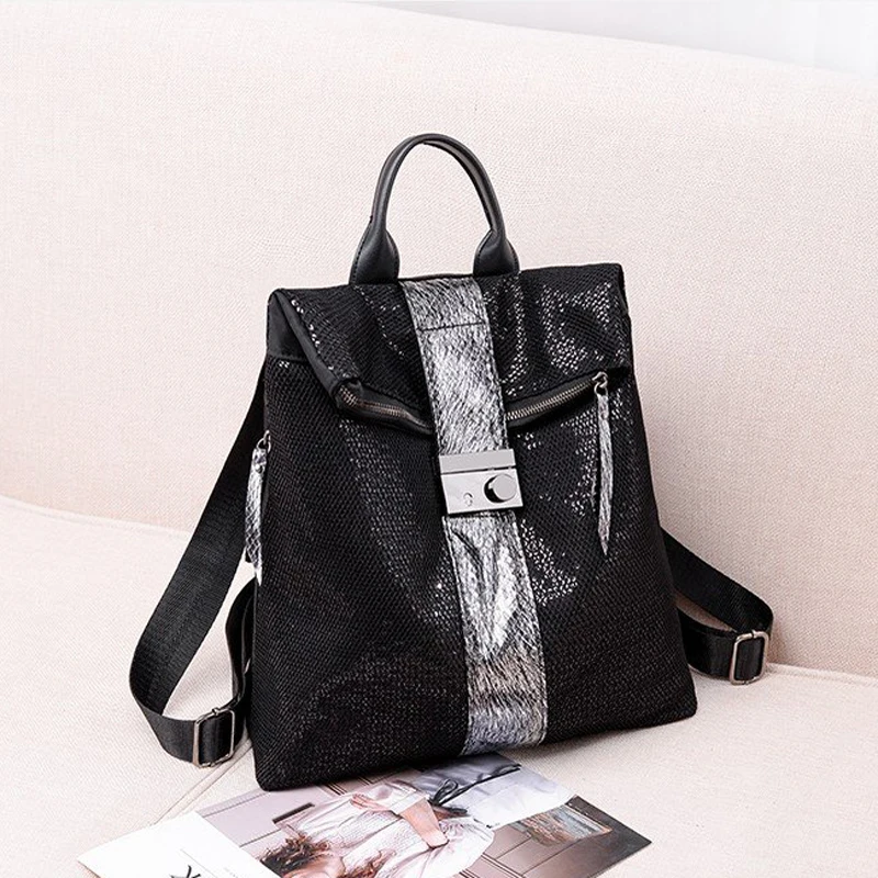 Новинка 2021 модный Европейский и американский ретро рюкзак из мягкой кожи с