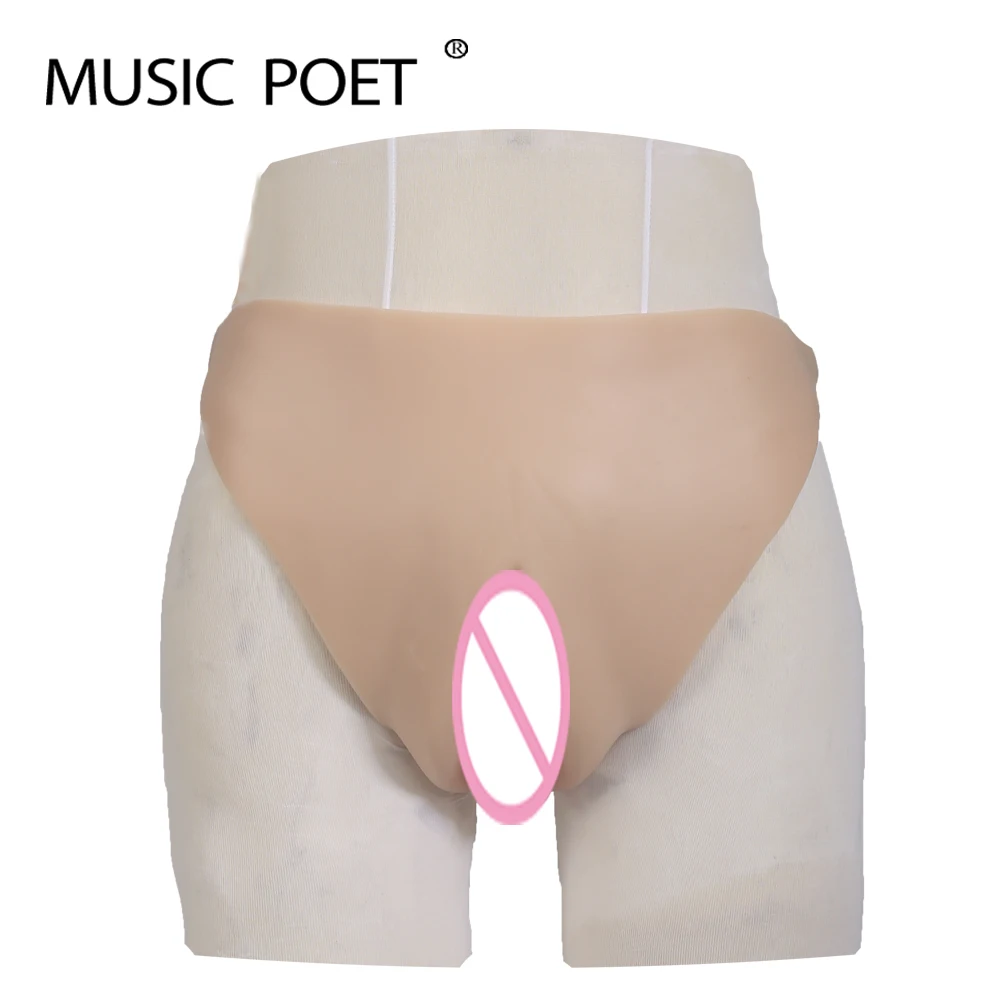 Силиконовые Реалистичные трусики-Вагина для трансвеститов трусики-трансвеститы