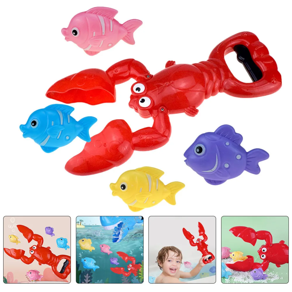 

1 Set Children Bath Toys Lobster Catching Fish Bath Time Bathtub Toys