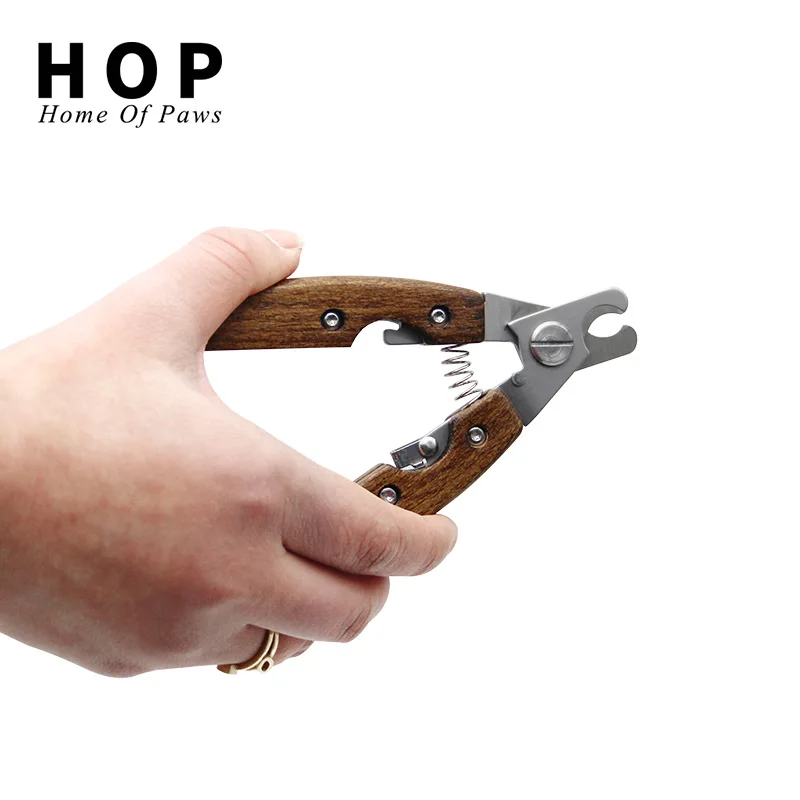 Кусачки для домашних животных из бамбука ножницы ногтей деревянные щипцы кошек