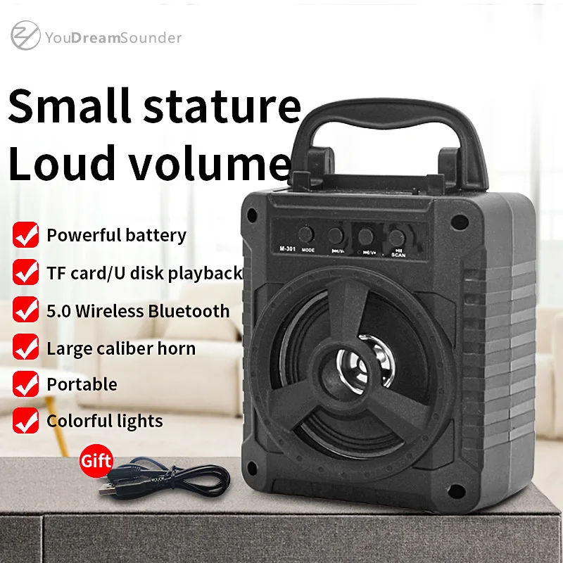 

Wireless bluetooth speaker square dance outdoor portable audio loudspeaker home collection broadcast