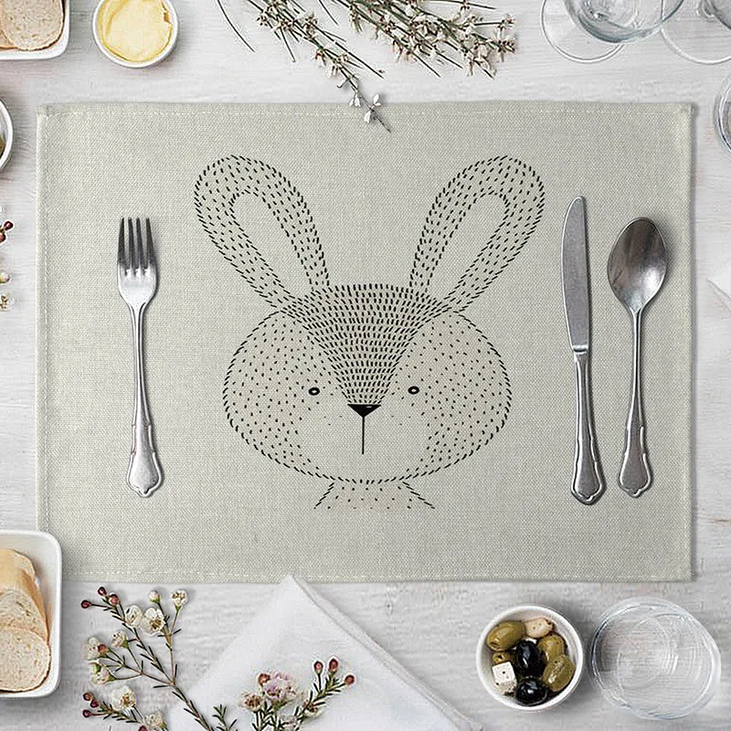 С забавным животным мотивом Кухня обеденный птички динозавра комплект с лисьим и