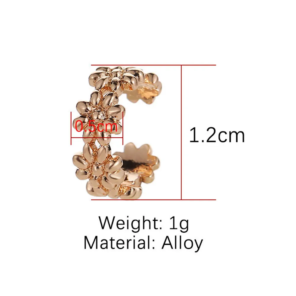 Модные U образные серьги клипсы золотого и серебряного цвета женские изысканные