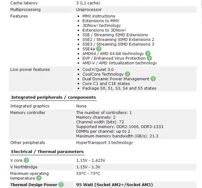 AMD Phenom II X3 710 HDX710WFK3DGI трехъядерный процессор AM3 938 100% рабочий для настольного