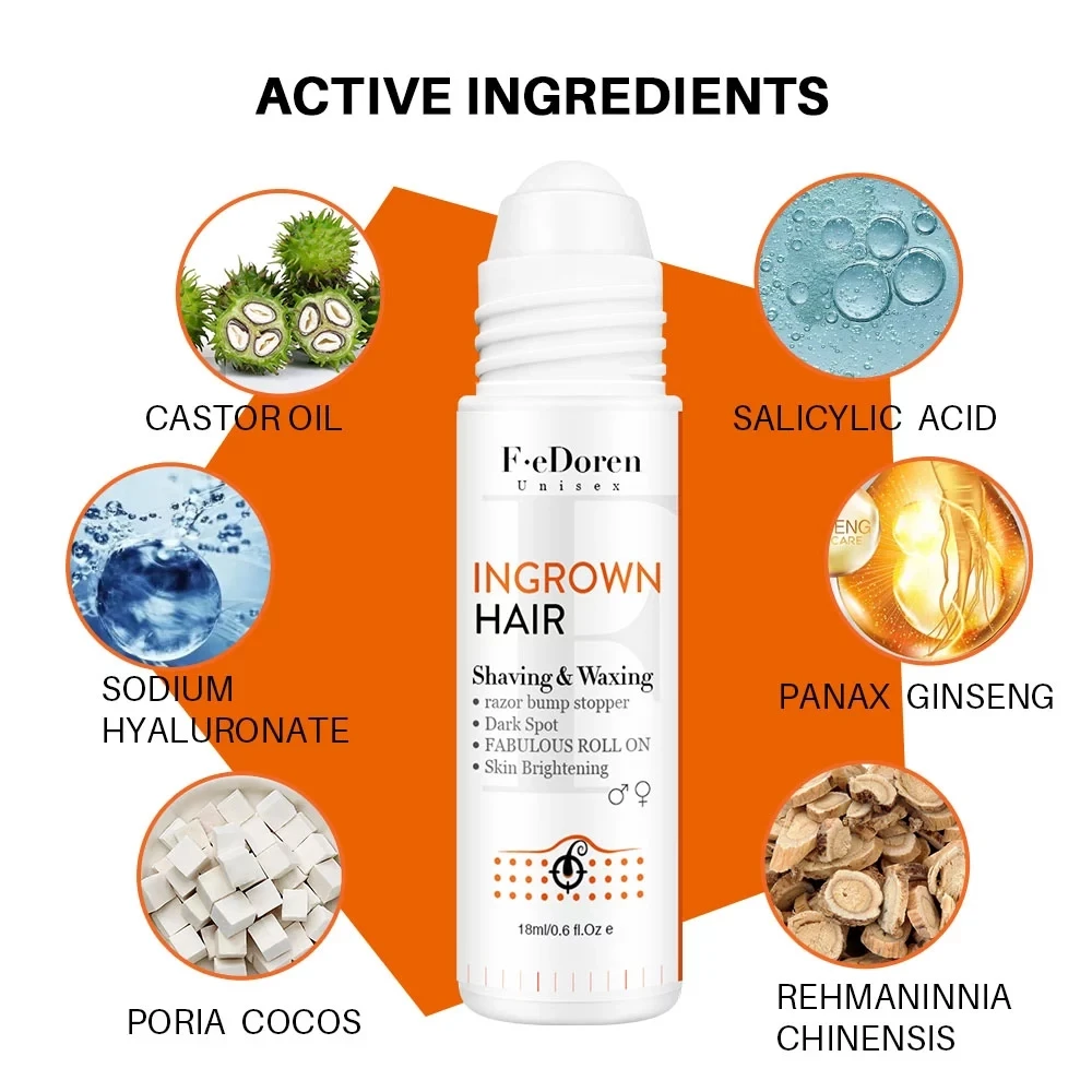 

Ingrown Hairs Treatment After Shave Repair Reduce Redness&Dark Spots Serum for Vanish Pfb and Razor Burns for Men and Woman