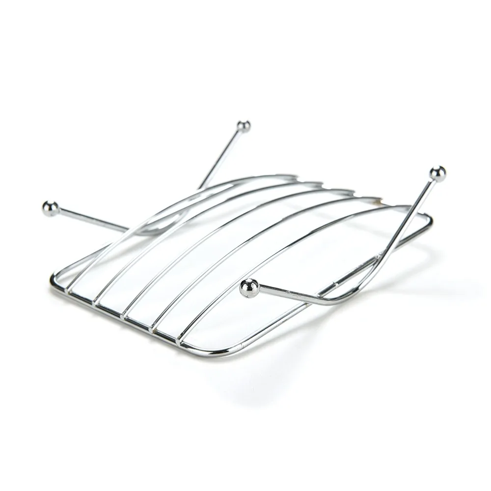 

1PCS Soap Dishes Soap Holder Case Stainless Steel Brand Bathroom Accessories Rust-resistant Saver Basket for Bathroom Shower