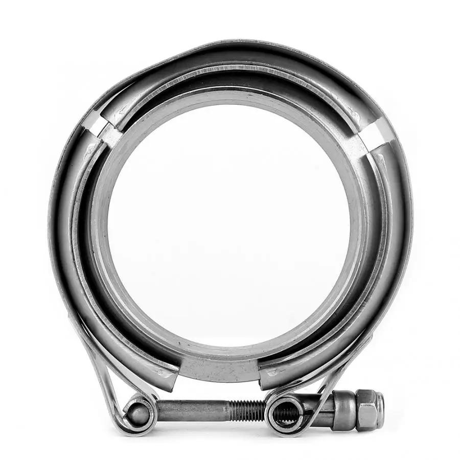 1 шт. автомобильный 2 75 дюймов турбо выхлопная труба из нержавеющей стали v зажим