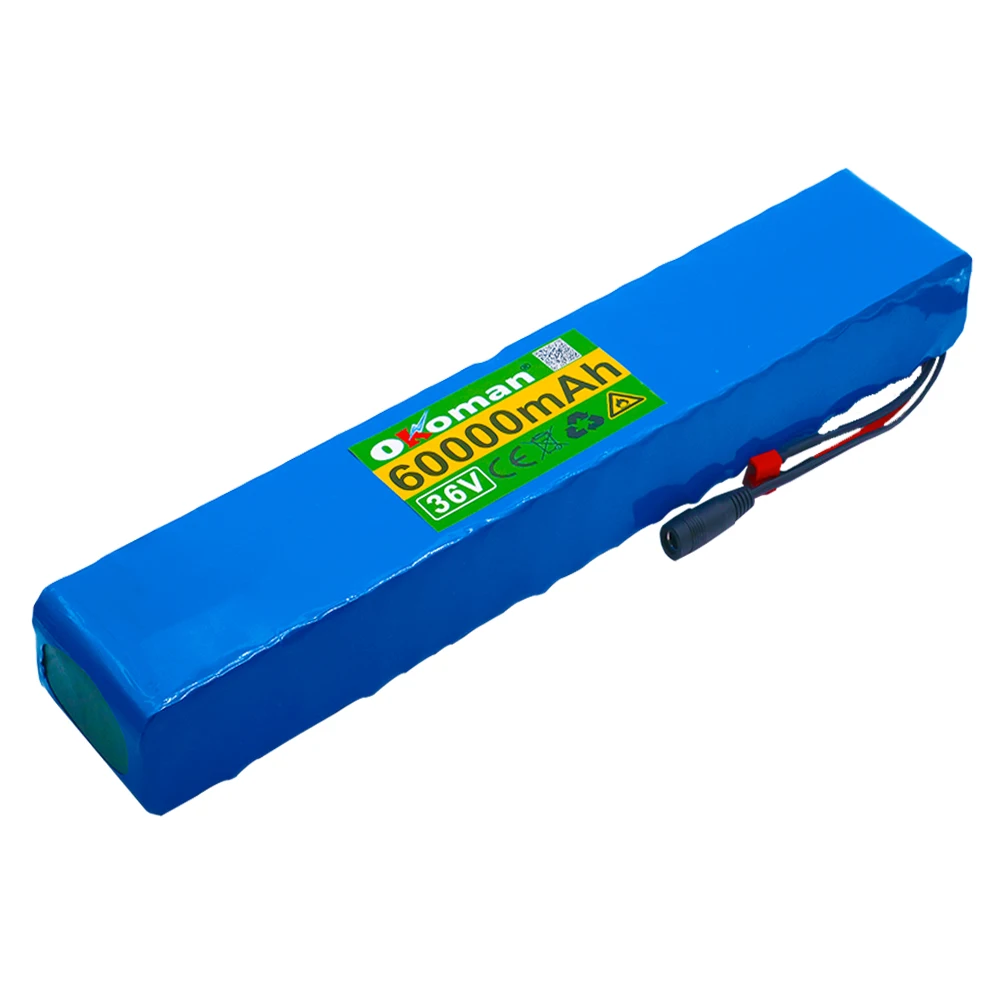 

2021 New Original 10S4P 36V 60Ah Battery Pack 500W High Power Battery 42V 60000mAh Ebike Electric Bicycle with BMS