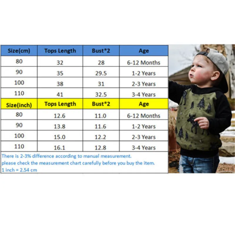 

Toddler Kid Boy Sweatshirts Christmas Reindeer Print Hooded Sweatshirt Autumn Warm Long Sleeve Hoodies Sweatshirts Pullovers