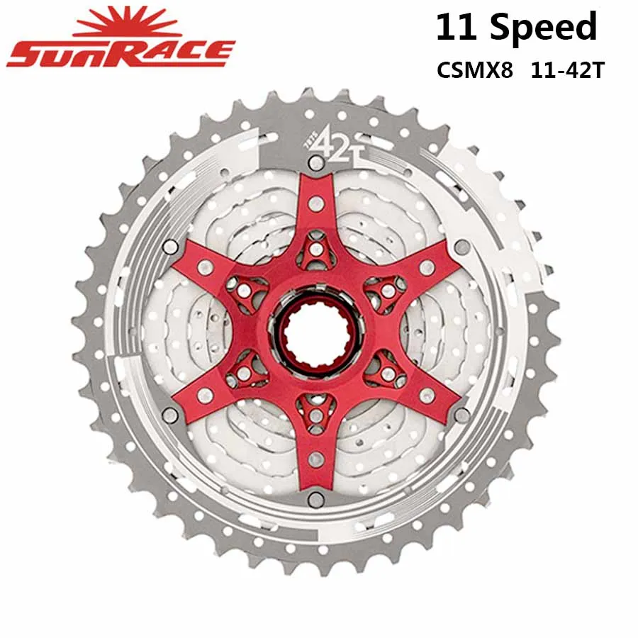 Велосипедная кассета SunRace CSMS8 CSMX8 MX80 11-42T 11-46T 11-50T 11-51T | Спорт и развлечения