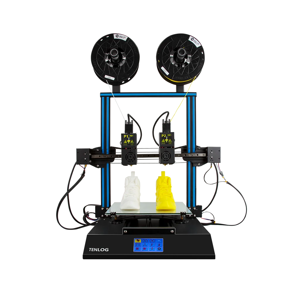 TENLOG TL-D3PRO Независимый Двойной Экструдер 3d принтер большой размер печати lcd сенсорный экран