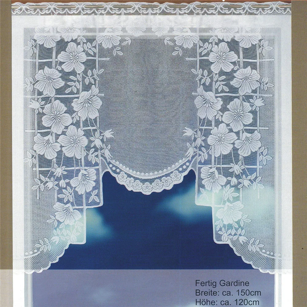 Европейская белая полупрозрачная кофейная занавеска Enipate трикотажная s кухонная